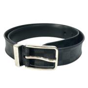 Pre-owned Fabric belts Louis Vuitton Vintage , Black , Dames