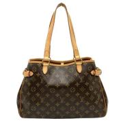 Pre-owned Canvas totes Louis Vuitton Vintage , Brown , Dames