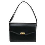 Pre-owned Leather celine-bags Celine Vintage , Black , Dames