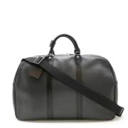 Pre-owned Leather travel-bags Louis Vuitton Vintage , Black , Dames