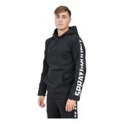 Zwarte Hoodie met Ritssluiting en Uniek Ontwerp Sprayground , Black , ...