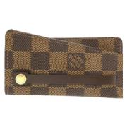 Pre-owned Fabric key-holders Louis Vuitton Vintage , Brown , Dames