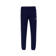 Blauwe Logo Broek Armani , Blue , Heren