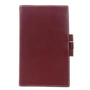 Pre-owned Leather home-office Hermès Vintage , Red , Dames