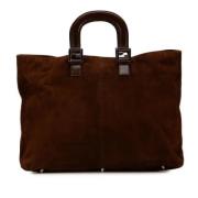 Pre-owned Leather fendi-bags Fendi Vintage , Brown , Dames