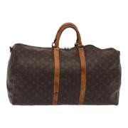 Pre-owned Canvas handbags Louis Vuitton Vintage , Brown , Dames