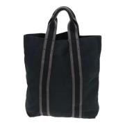 Pre-owned Canvas totes Hermès Vintage , Black , Dames