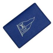 Pre-owned Coated canvas wallets Louis Vuitton Vintage , Blue , Heren