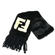 Pre-owned Fabric scarves Fendi Vintage , Black , Dames