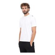 Witte korte mouw logo T-shirt Emporio Armani EA7 , White , Heren