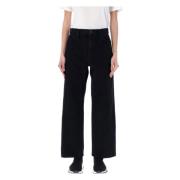 Cropped-Leg Jeans Balenciaga , Black , Dames