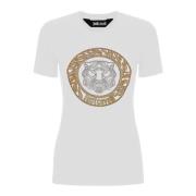 Witte T-shirts en Polos Just Cavalli , White , Dames