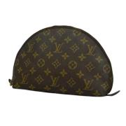 Pre-owned Canvas clutches Louis Vuitton Vintage , Brown , Dames