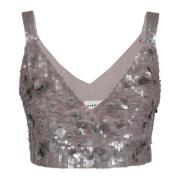 Grijze Topwear Aw24 Dameskleding P.a.r.o.s.h. , Gray , Dames