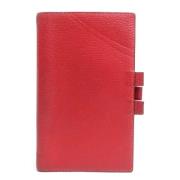 Pre-owned Leather home-office Hermès Vintage , Red , Dames