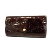 Pre-owned Fabric wallets Louis Vuitton Vintage , Brown , Dames