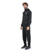 Zwarte Heren Trainingspak Herfst-Winter Stijl Emporio Armani EA7 , Bla...