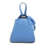 Pre-owned Leather shoulder-bags Loewe Pre-owned , Blue , Dames