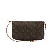 Pre-owned Fabric louis-vuitton-bags Louis Vuitton Vintage , Brown , Da...