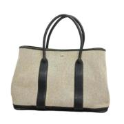 Pre-owned Canvas totes Hermès Vintage , Gray , Dames