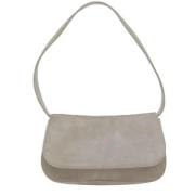 Pre-owned Suede shoulder-bags Bally Pre-owned , Beige , Dames