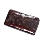 Pre-owned Leather wallets Louis Vuitton Vintage , Purple , Dames