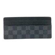 Pre-owned Fabric wallets Louis Vuitton Vintage , Black , Heren