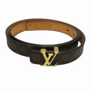 Pre-owned Fabric belts Louis Vuitton Vintage , Brown , Dames