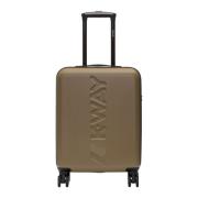 Reistassen en Trolleys K-Way , Brown , Unisex