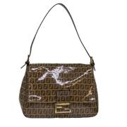 Pre-owned Canvas fendi-bags Fendi Vintage , Beige , Dames