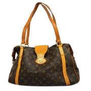 Pre-owned Fabric louis-vuitton-bags Louis Vuitton Vintage , Brown , Da...