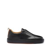 Stijlvolle Herensneakers Santoni , Black , Heren