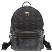 Pre-owned Leather backpacks MCM Pre-owned , Black , Dames