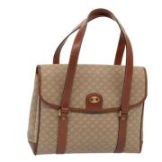 Pre-owned Canvas handbags Celine Vintage , Beige , Dames