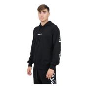 Zwarte hoodie met logoprint Disclaimer , Black , Heren