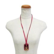 Pre-owned Metal necklaces Hermès Vintage , Pink , Dames