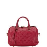 Pre-owned Leather louis-vuitton-bags Louis Vuitton Vintage , Red , Dam...