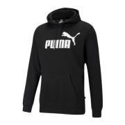 Zwarte Logo Hoodie voor Herfst/Winter Puma , Black , Heren