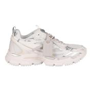 Mesh Vegan Sneakers Ronde Neus Off White , White , Heren