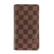 Pre-owned Leather wallets Louis Vuitton Vintage , Brown , Heren