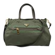 Pre-owned Nylon prada-bags Prada Vintage , Green , Dames