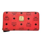 Pre-owned Plastic wallets MCM Pre-owned , Red , Dames