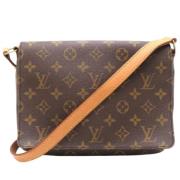 Pre-owned Fabric louis-vuitton-bags Louis Vuitton Vintage , Brown , Da...