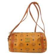 Pre-owned Canvas shoulder-bags MCM Pre-owned , Brown , Dames