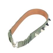 Pre-owned Leather belts Fendi Vintage , Green , Dames