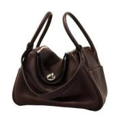 Pre-owned Leather handbags Hermès Vintage , Brown , Dames