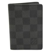 Pre-owned Coated canvas wallets Louis Vuitton Vintage , Black , Dames