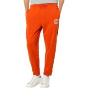 Logo Broek in Levendig Oranje Armani , Orange , Heren