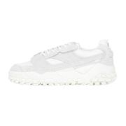 Witte Heren Sneakers LSR Stijl Ellesse , White , Heren