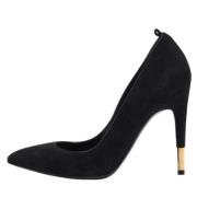 Pre-owned Suede heels Tom Ford Pre-owned , Black , Dames